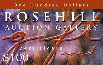RoseHill gift certificate