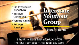 Interstate Solutions business card
