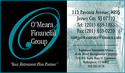 O'Meara business card